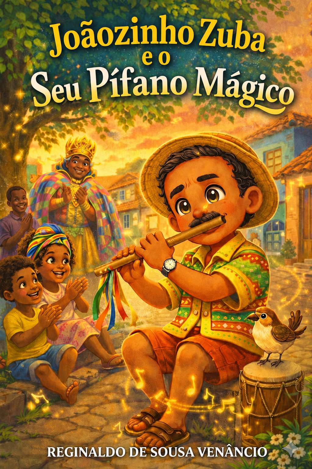 Capa do livro Joãozinho Zuba e o Seu Pífano Mágico